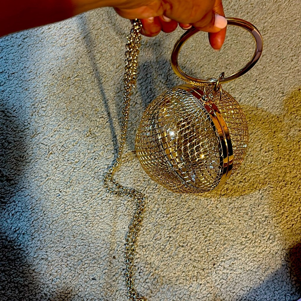 GOLD CROSSBODY or HAND BAG !!!